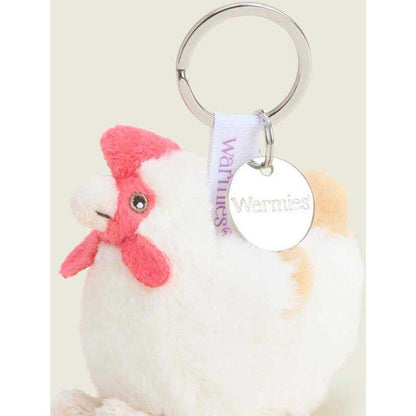 Warmies Chicken Keyring-Accessories - Novelty - Stuffed Animals-Intelex-Appalachian Outfitters