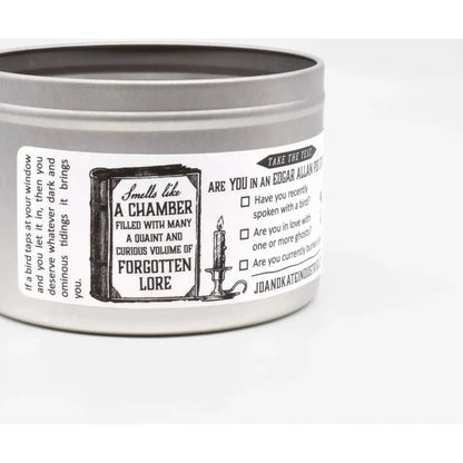 JD and Kate Industries Edgar Allan Poe Scented Candle-Accessories - Novelty - Decor-Appalachian Outfitters