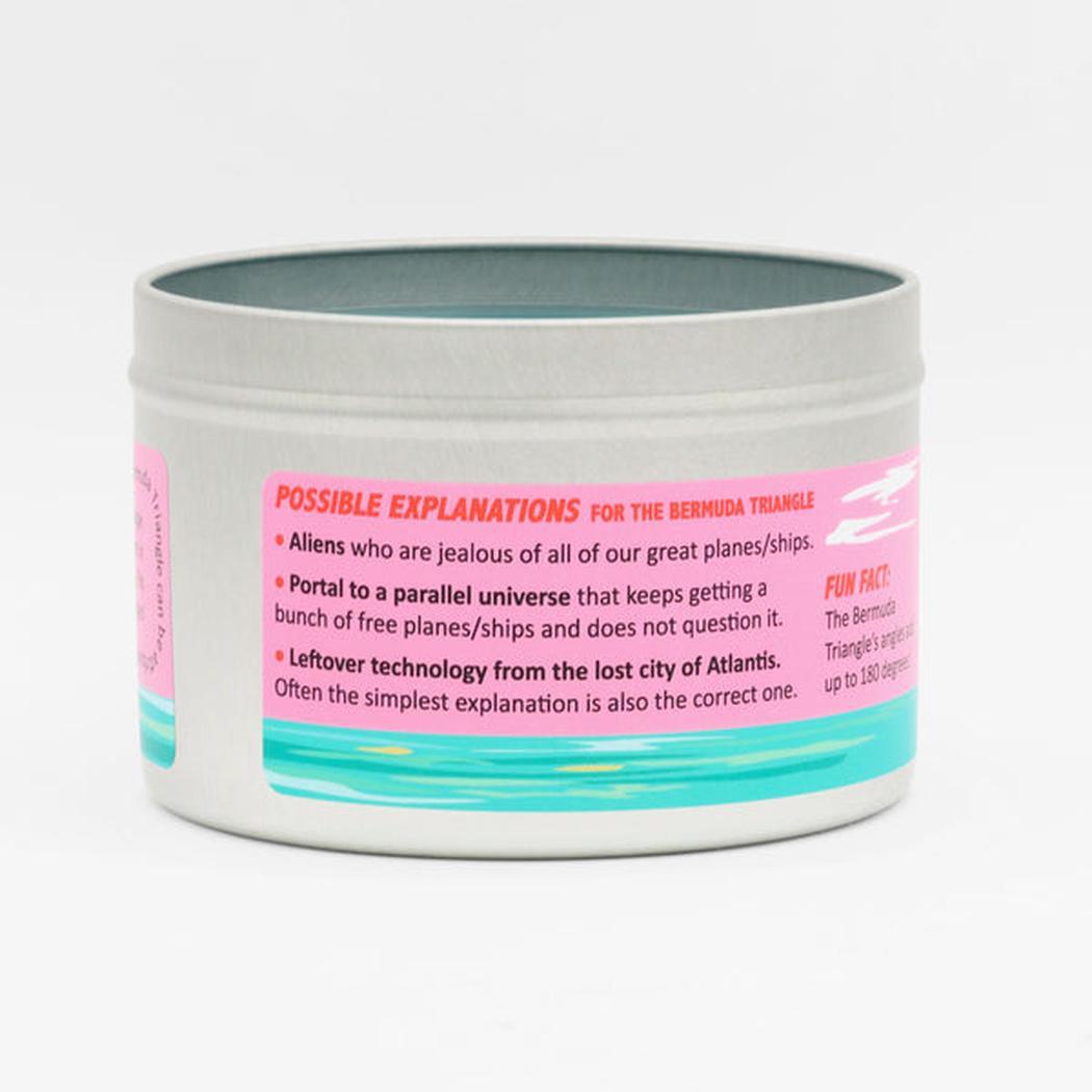 JD and Kate Industries Bermuda Triangle Scented Candle-Accessories - Novelty - Decor-JD and Kate Industries-Appalachian Outfitters