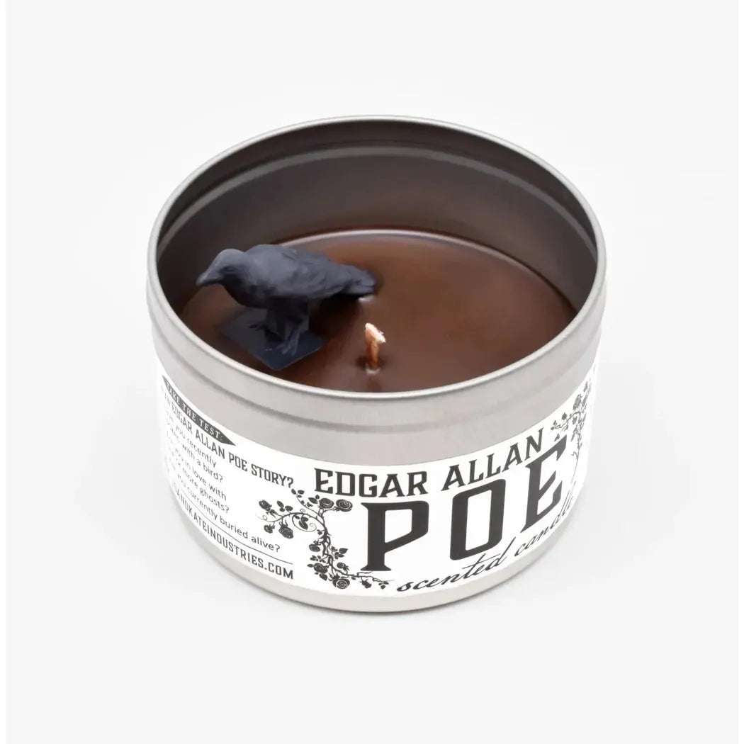 JD and Kate Industries Edgar Allan Poe Scented Candle-Accessories - Novelty - Decor-JD and Kate Industries-Appalachian Outfitters