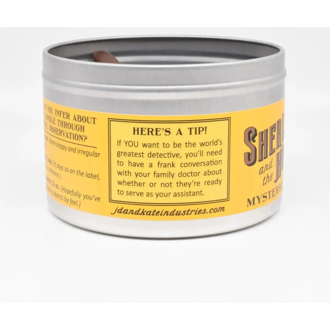 JD and Kate Industries Sherlock Holmes Scented Candle-Accessories - Novelty - Decor-JD and Kate Industries-Appalachian Outfitters