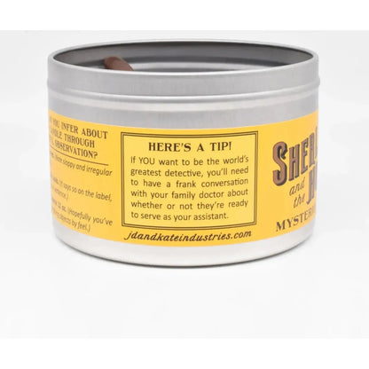 JD and Kate Industries Sherlock Holmes Scented Candle-Accessories - Novelty - Decor-JD and Kate Industries-Appalachian Outfitters