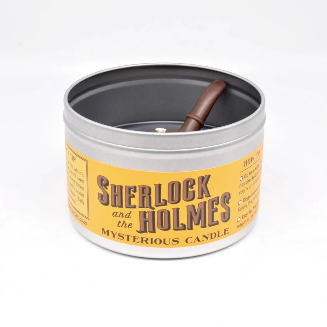 JD and Kate Industries Sherlock Holmes Scented Candle-Accessories - Novelty - Decor-JD and Kate Industries-Appalachian Outfitters