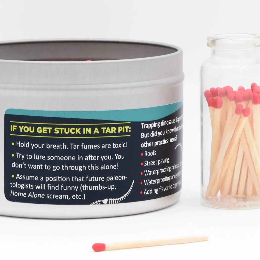 JD and Kate Industries Tar Pit Scented Candle-Accessories - Novelty - Decor-JD and Kate Industries-Appalachian Outfitters