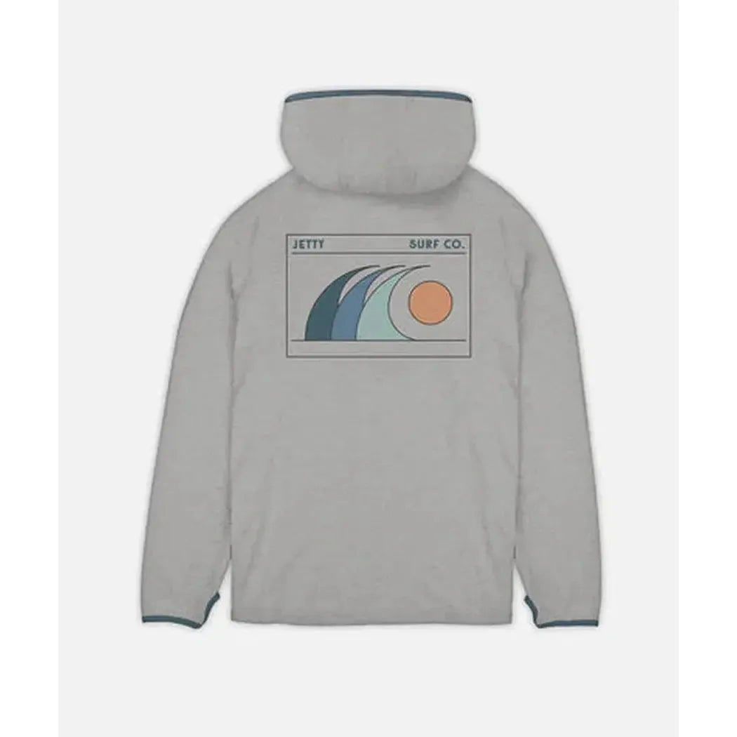 Jetty Men's Mahi UV Tech Hoodie-Men's - Clothing - Tops-Jetty-Grey-M-Appalachian Outfitters