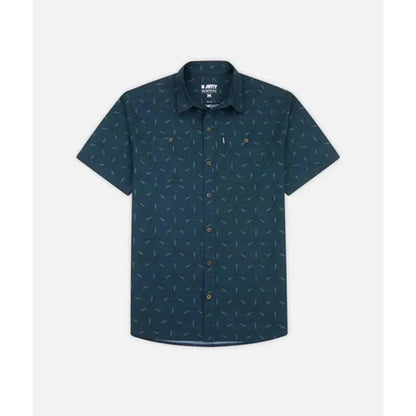 Jetty Men's Seabrite Cotton Shirt-Men's - Clothing - Tops-Jetty-Navy-M-Appalachian Outfitters