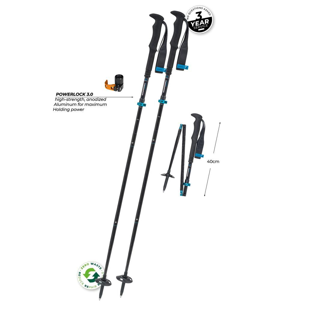 Komperdell Fxlite Carbon Vario Approach Compact-Camping - Trekking Poles - Trekking Poles-Appalachian Outfitters