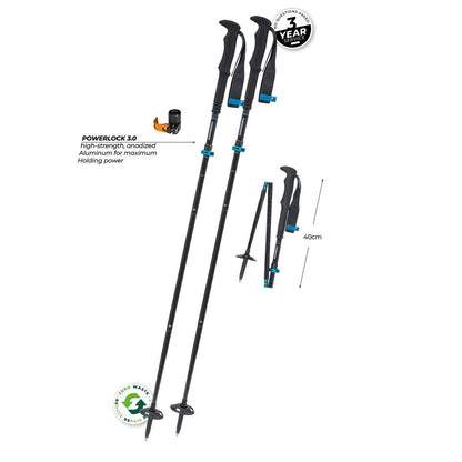 Komperdell Fxlite Carbon Vario Approach Compact-Camping - Trekking Poles - Trekking Poles-Appalachian Outfitters