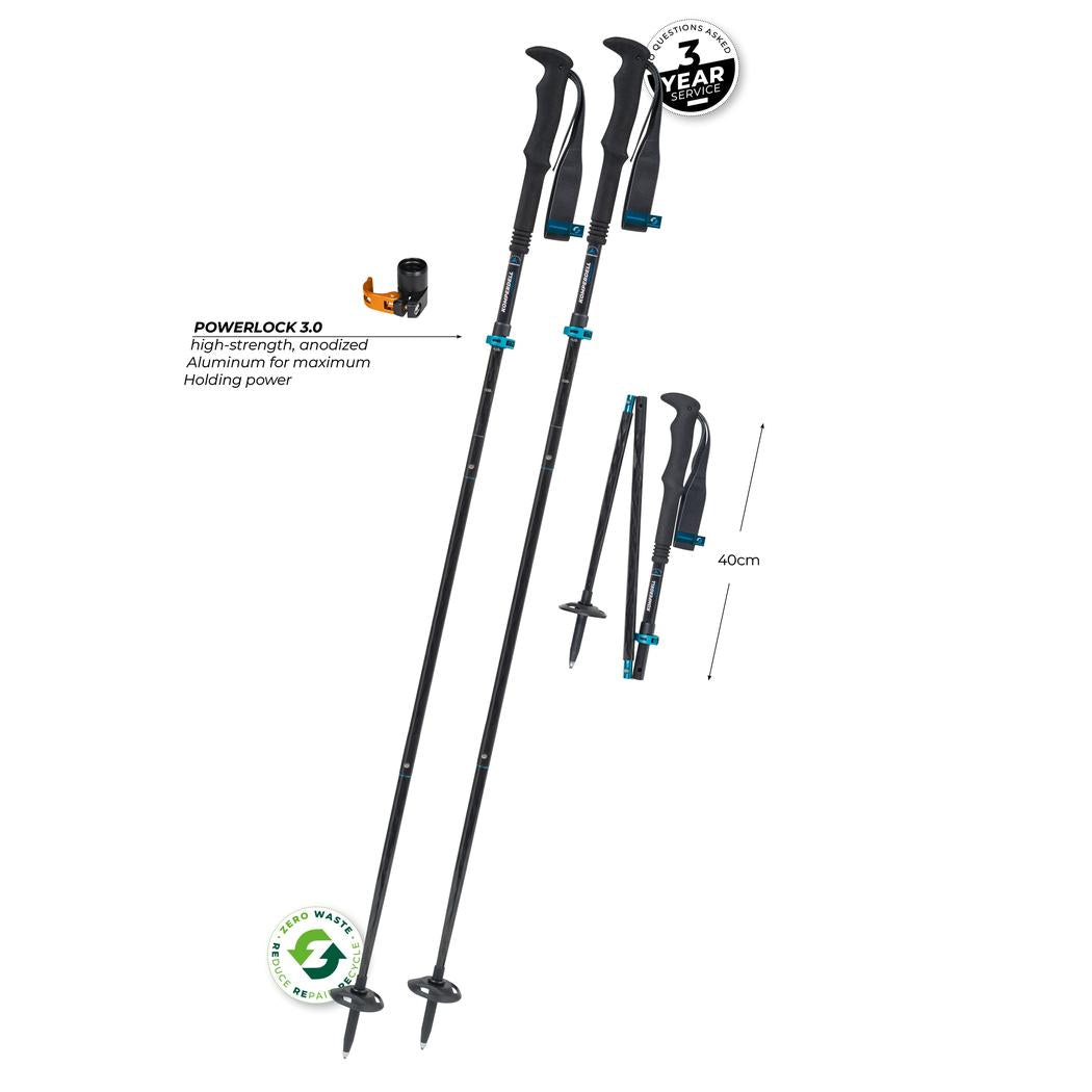 Komperdell Fxlite Carbon Vario Approach-Camping - Trekking Poles - Trekking Poles-Komperdell-Appalachian Outfitters