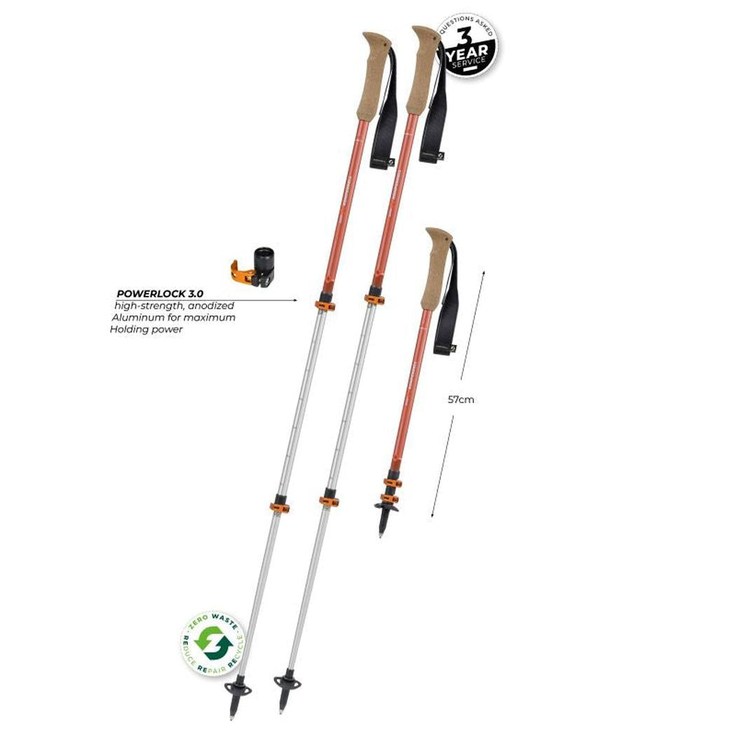 Komperdell Ridgehiker Zero Compact-Camping - Trekking Poles - Trekking Poles-Appalachian Outfitters