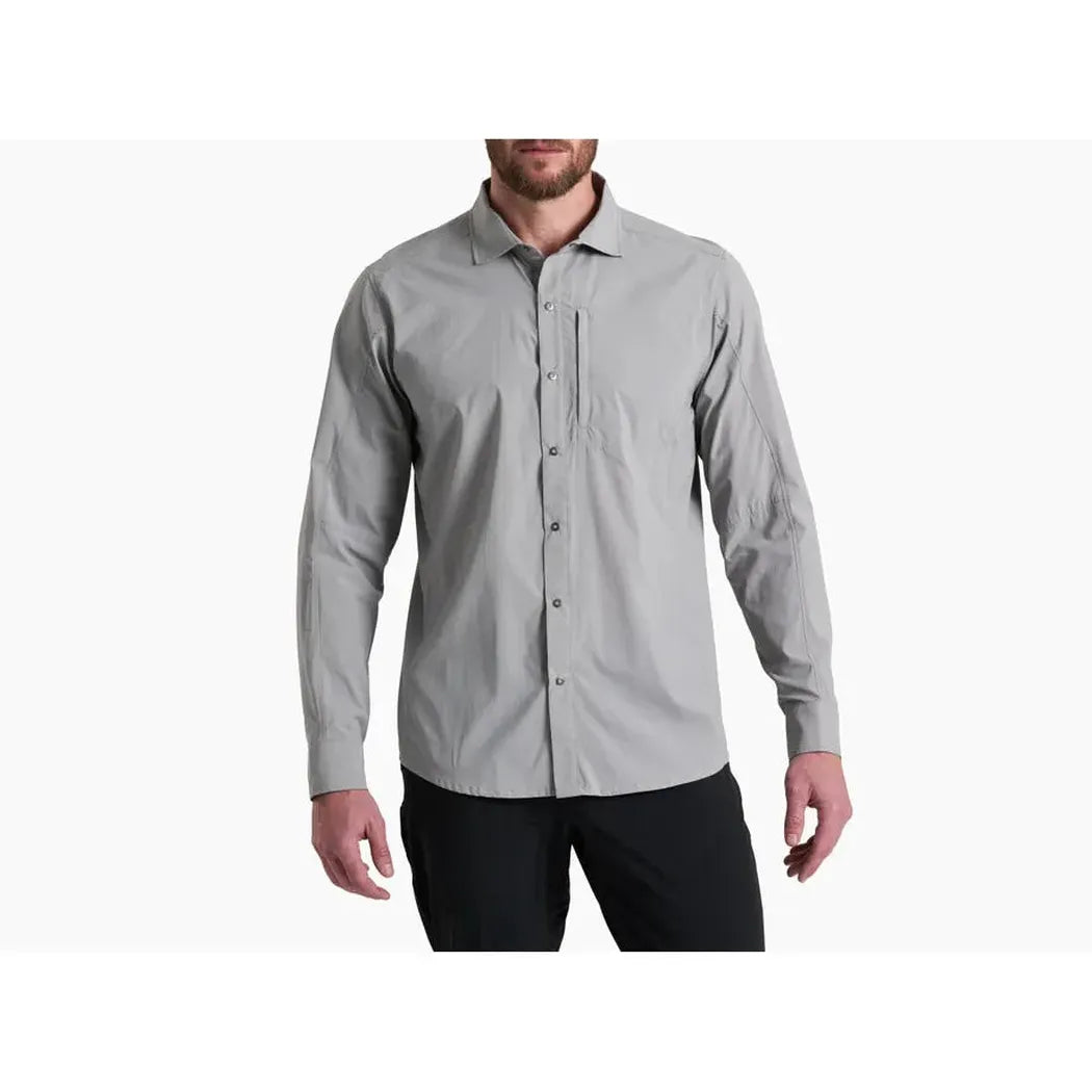 Kuhl Men's Driftr Long Sleeve-Men's - Clothing - Tops-Kuhl-Concrete Grey-M-Appalachian Outfitters