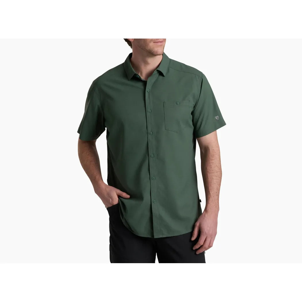 Kuhl Men's Persuadr Short Sleeve-Men's - Clothing - Tops-Kuhl-Smoked Pine-M-Appalachian Outfitters
