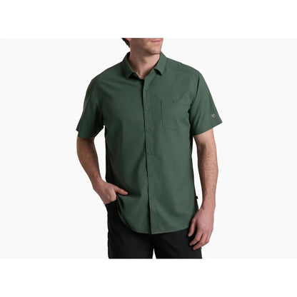 Kuhl Men's Persuadr Short Sleeve-Men's - Clothing - Tops-Kuhl-Smoked Pine-M-Appalachian Outfitters