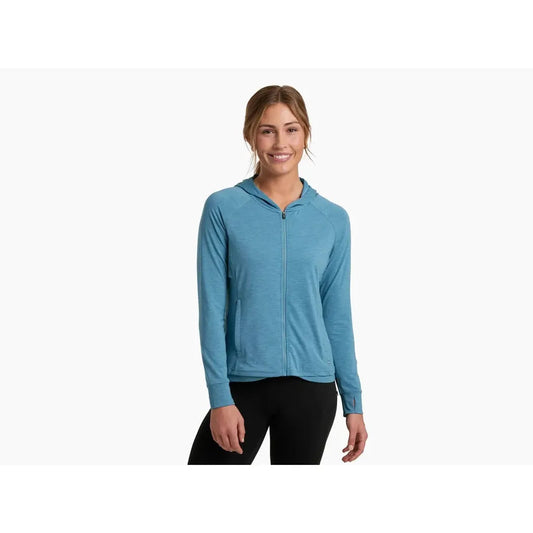 Kuhl Women's Inspira FZ Hoody-Women's - Clothing - Tops-Kuhl-Alpine Lake-S-Appalachian Outfitters