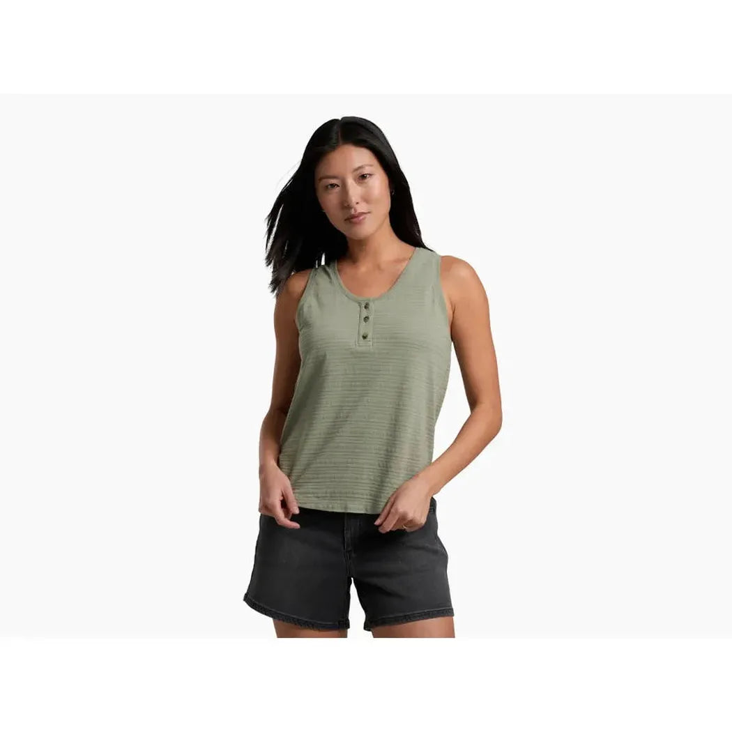 Kuhl Women's Willa Henley Tank-Women's - Clothing - Tops-Kuhl-Slate Green-XS-Appalachian Outfitters