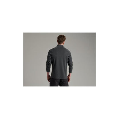 Back view of the Kuhl Mens Influx 1/4 Zip in Carbon on a model against a gray background.