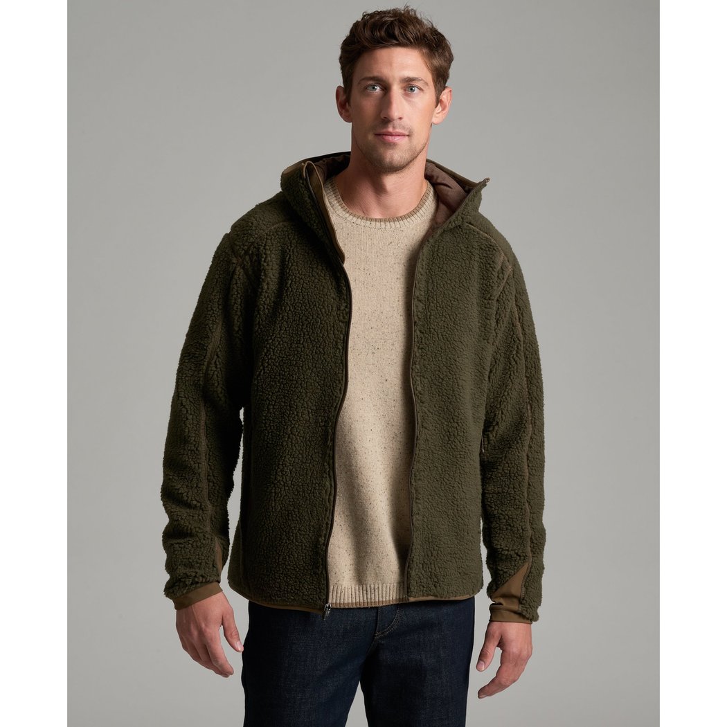 Front view of the Kuhl Skapegoat™ Hoody in Kanteen on a model against a gray background.