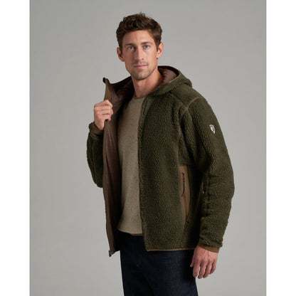 Front view of the Kuhl Skapegoat™ Hoody in Kanteen with a model wearing it against a gray background.