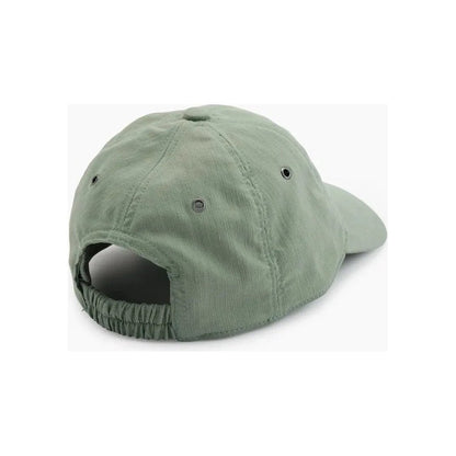 Back view of the Kuhl Women's Cabo Cap in Alpine Lake showing the open back and stitching against a white background.