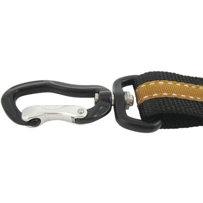 Kurgo Direct to Seatbelt Swivel Tether Orange Outdoor Dogs