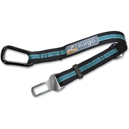 Kurgo Direct to Seatbelt Tether Coastal Blue Outdoor Dogs