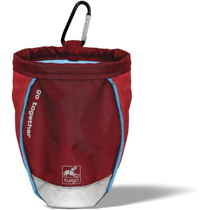 Kurgo Go Stuff it Treat Bag Barn/Chili Red Outdoor Dogs