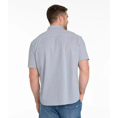 L.L.Bean Men's Comfort Stretch Performance Seersucker Shirt-Men's - Clothing - Tops-Appalachian Outfitters