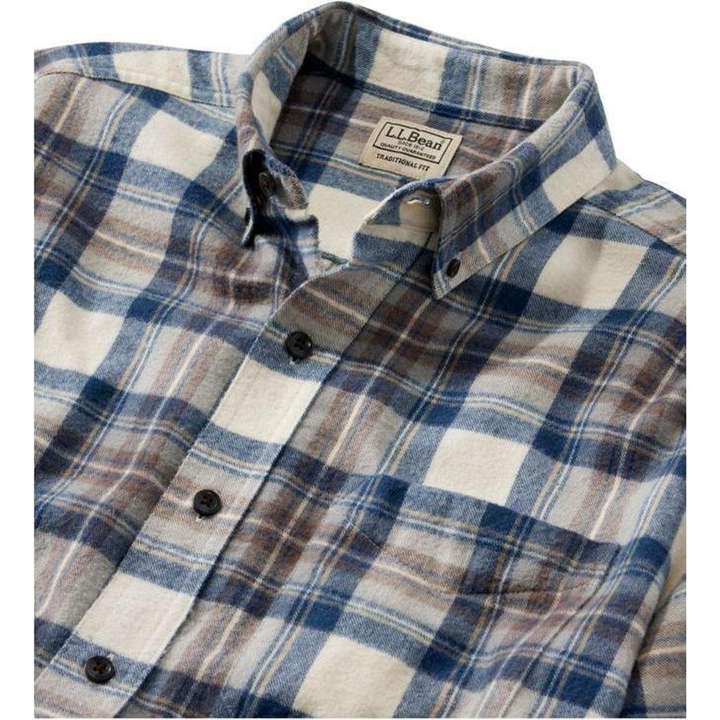 L.L.Bean Men's Long Sleeve Scotch Plaid Flannel Shirt-Men's - Clothing - Tops-Appalachian Outfitters