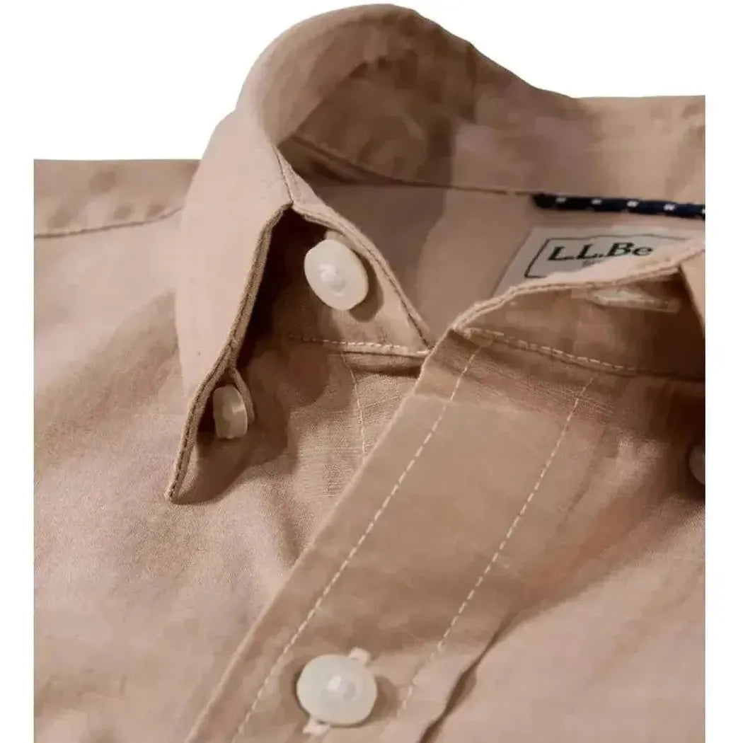 L.L.Bean Men's Comfort Stretch Performance Chambray Shirt-Men's - Clothing - Tops-L.L.Bean-Appalachian Outfitters