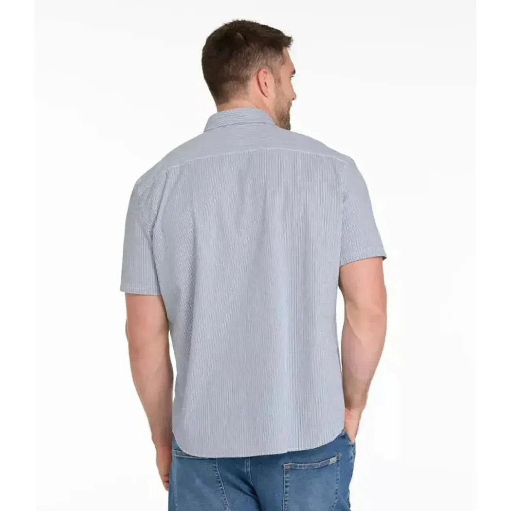 L.L.Bean Men's Comfort Stretch Performance Seersucker Shirt-Men's - Clothing - Tops-L.L.Bean-Appalachian Outfitters