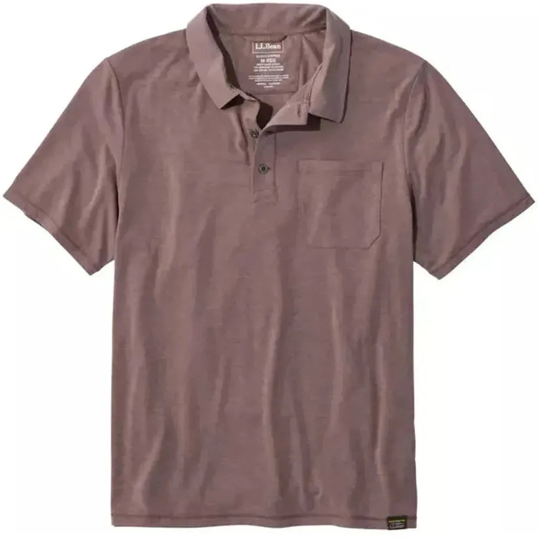 L.L.Bean Men's Everyday SunSmart Polo 2.0, Short-Sleeve-Men's - Clothing - Tops-L.L.Bean-Weathered Oak-M-Appalachian Outfitters