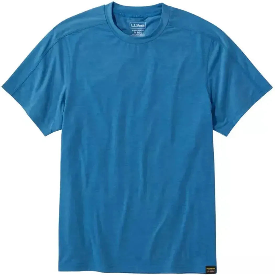L.L.Bean Men's Everyday SunSmart Tee Short Sleeve-Men's - Clothing - Jackets & Vests-L.L.Bean-Blue Water-M-Appalachian Outfitters