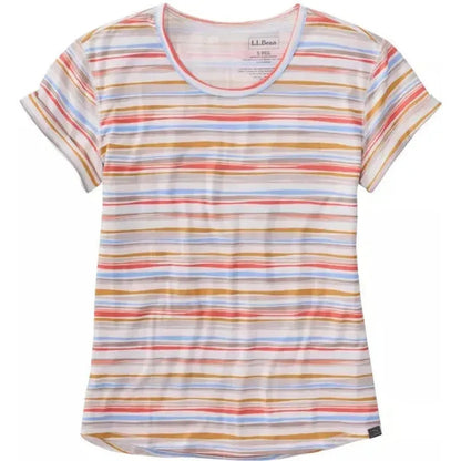 L.L.Bean Women's Everyday SunSmart Lifestyle Tee, Short-Sleeve Print-Women's - Clothing - Tops-L.L.Bean-Appalachian Outfitters