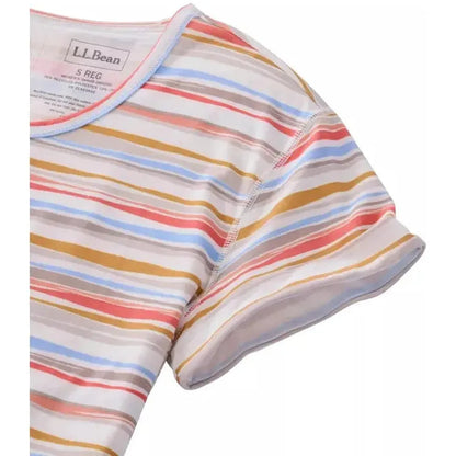 L.L.Bean Women's Everyday SunSmart Lifestyle Tee, Short-Sleeve Print-Women's - Clothing - Tops-L.L.Bean-Appalachian Outfitters