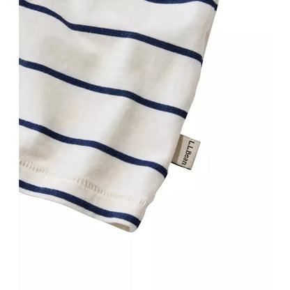 L.L.Bean Women's Soft Stretch Supima-Blend Tee, Crewneck Short-Sleeve Striped-Women's - Clothing - Tops-L.L.Bean-Appalachian Outfitters