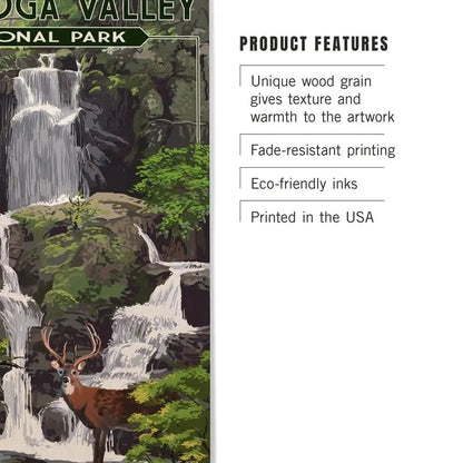 Lantern Press Cuyahoga Valley National Park Premium Wood Sign 12x18-Accessories - Novelty-Lantern Press-Appalachian Outfitters