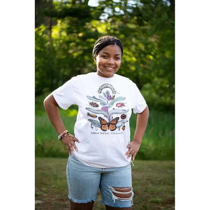 Liberty Graphics Milkweed Village Short Sleeve T-Unisex - Clothing - Tops-Liberty Graphics-Appalachian Outfitters