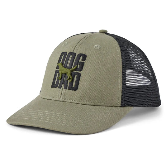 Life is Good Adult Unisex Dog Dad Silo Stack Trucker-Accessories - Hats - Unisex-Life is Good-Appalachian Outfitters