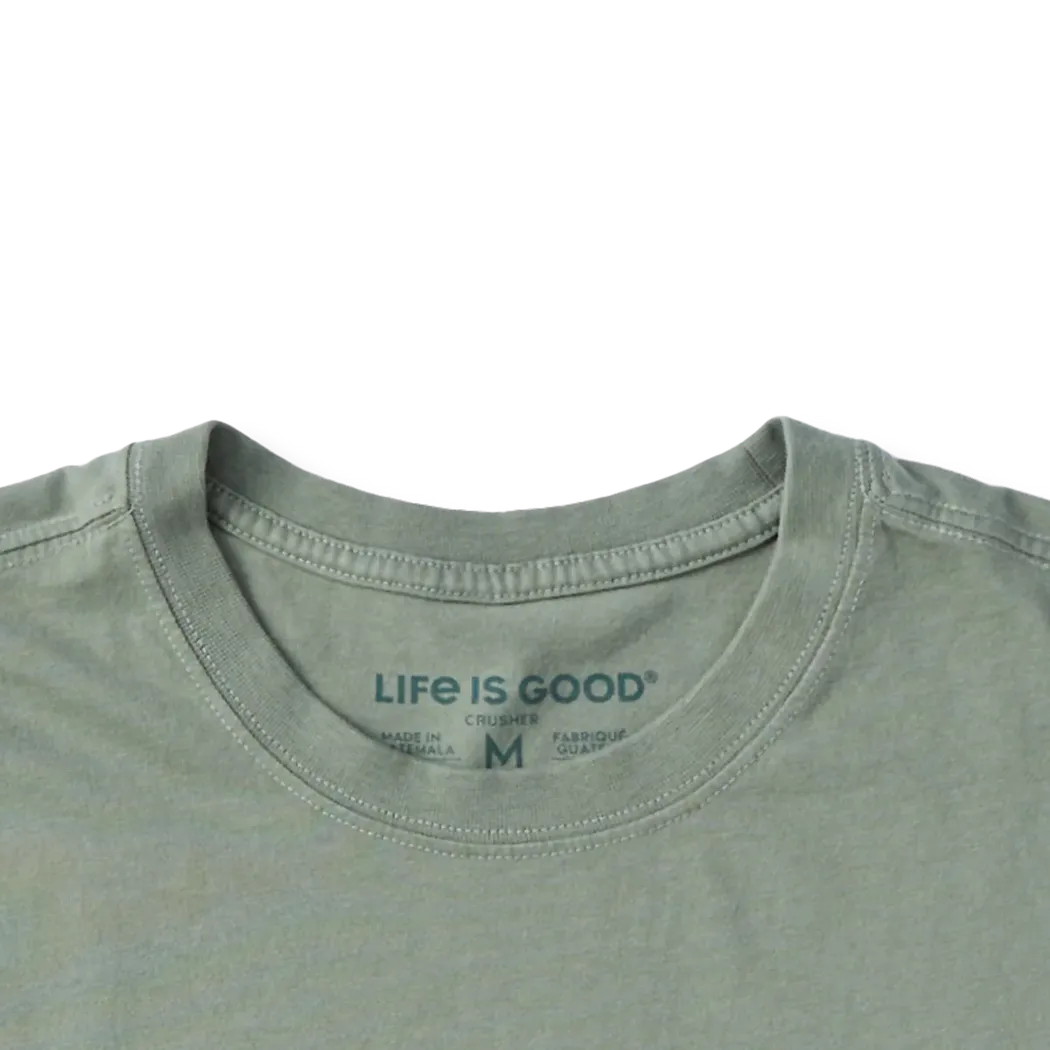 Life is Good Men's Bear in the Outdoors Short Sleeve Tee-Men's - Clothing - Tops-Life is Good-Appalachian Outfitters