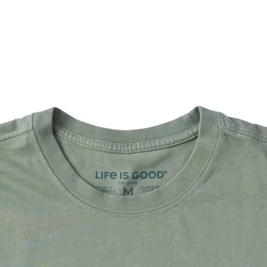 Life is Good Men's Bear in the Outdoors Short Sleeve Tee-Men's - Clothing - Tops-Life is Good-Appalachian Outfitters