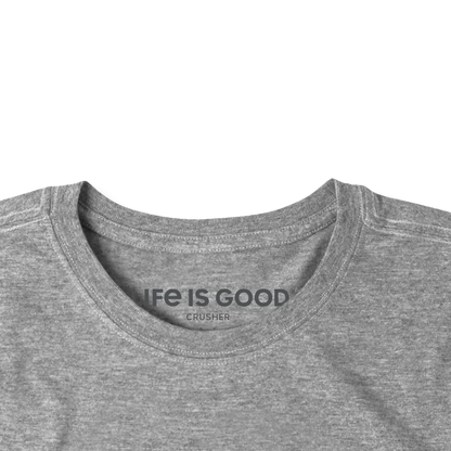 Life is Good Men's Beer Can Short Sleevecrusher-lite-Men's - Clothing - Tops-Life is Good-Appalachian Outfitters