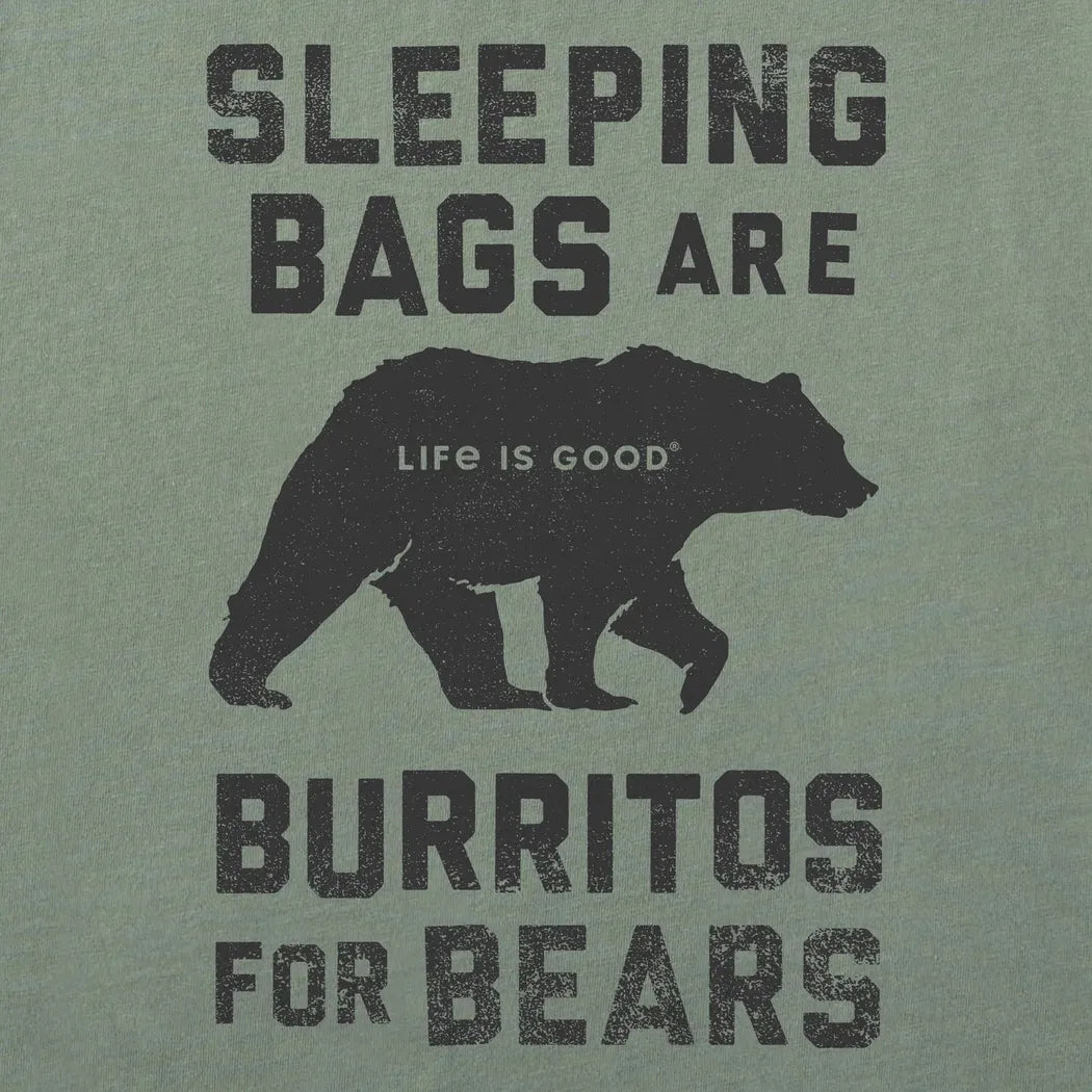 Life is Good Men's Burritos for Bears Short Sleeve Crusher-LITE Tee-Men's - Clothing - Tops-Life is Good-Appalachian Outfitters
