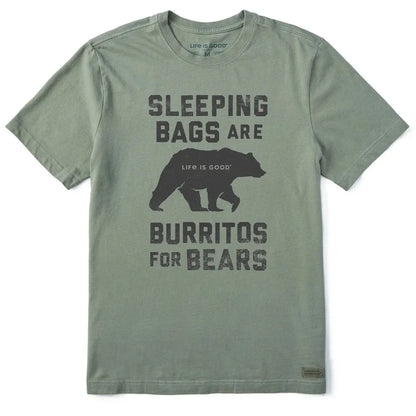 Life is Good Men's Burritos for Bears Short Sleeve Crusher-LITE Tee-Men's - Clothing - Tops-Life is Good-Appalachian Outfitters