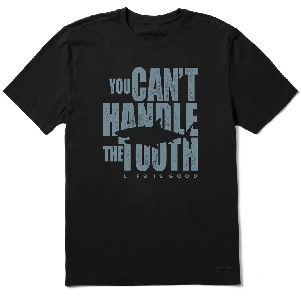 Life is Good Men's Can't Handle the Tooth Stack Short Sleeve Tee-Men's - Clothing - Tops-Life is Good-Appalachian Outfitters