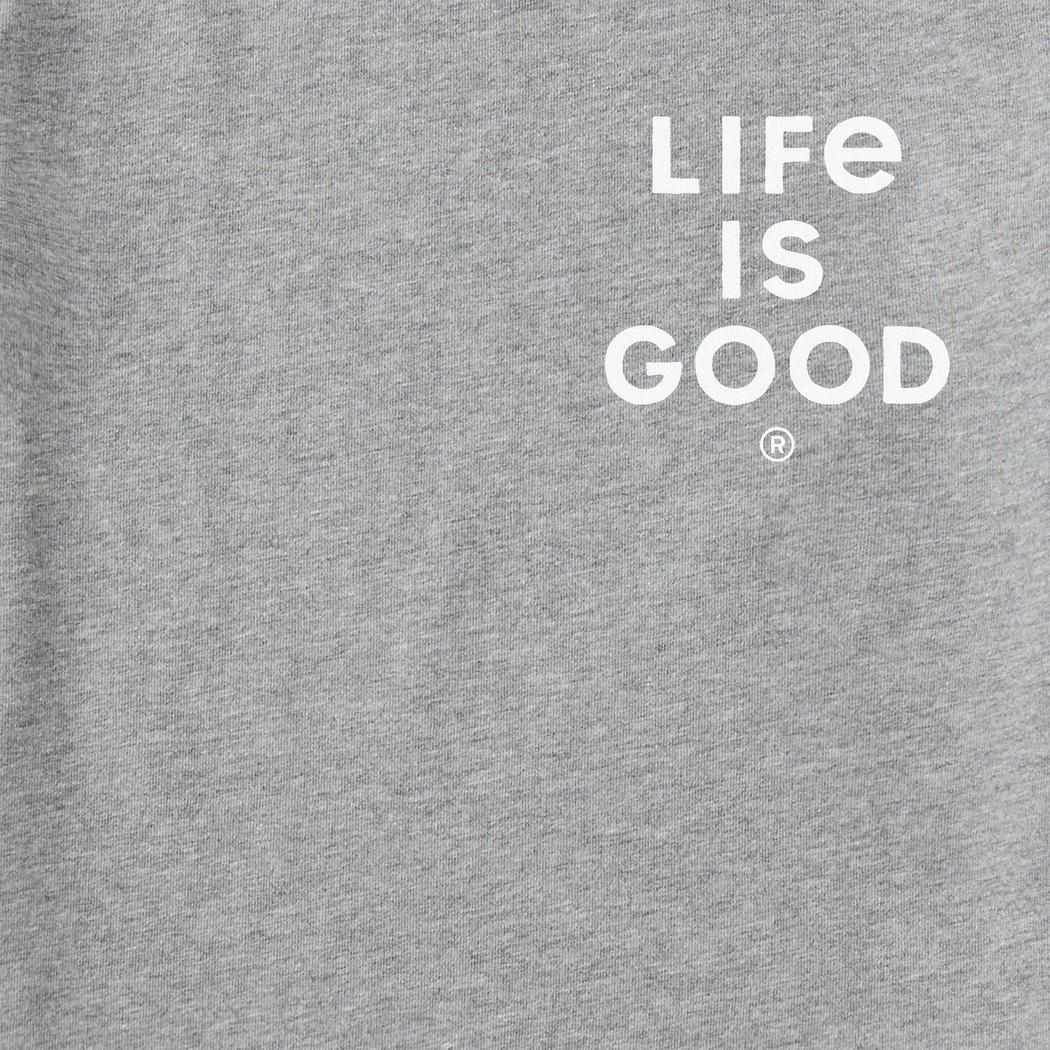 Life is Good Men's Crescent Mountain Short Sleeve Crusher Tee-Men's - Clothing - Tops-Life is Good-Appalachian Outfitters