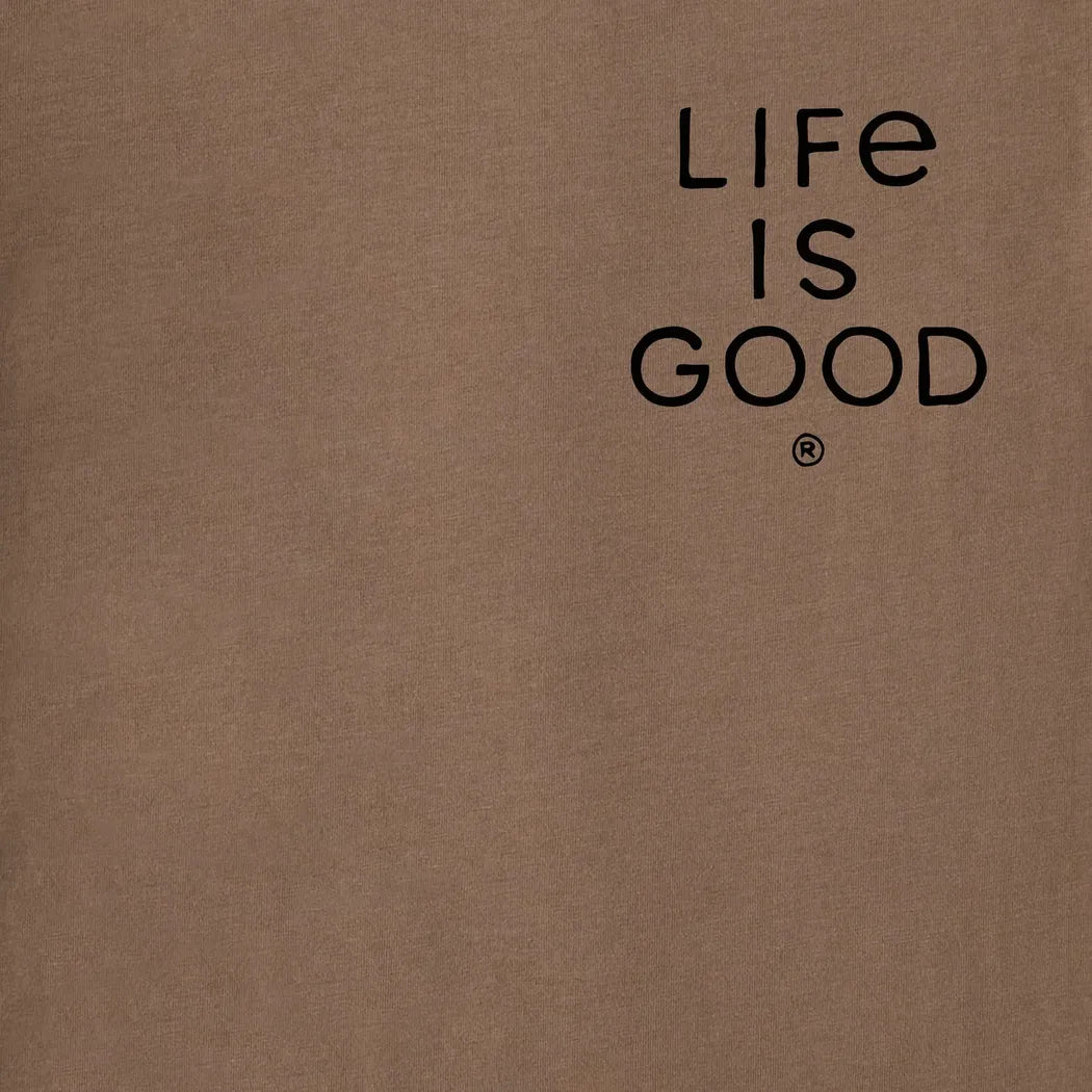 Life is Good Men's Eagle Moon Short Sleeve Crusher Tee-Men's - Clothing - Tops-Life is Good-Appalachian Outfitters
