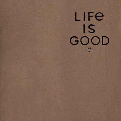 Life is Good Men's Eagle Moon Short Sleeve Crusher Tee-Men's - Clothing - Tops-Life is Good-Appalachian Outfitters
