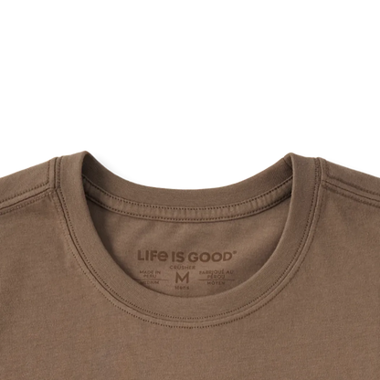 Life is Good Men's Eagle Moon Short Sleeve Crusher Tee-Men's - Clothing - Tops-Life is Good-Appalachian Outfitters