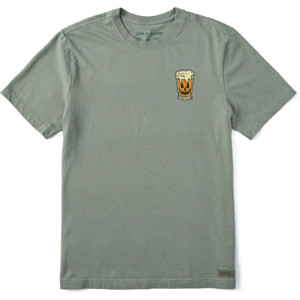 Life is Good Men's Hoppy Halloween Mini Short Sleeve Crusher Tee-Men's - Clothing - Tops-Life is Good-Appalachian Outfitters
