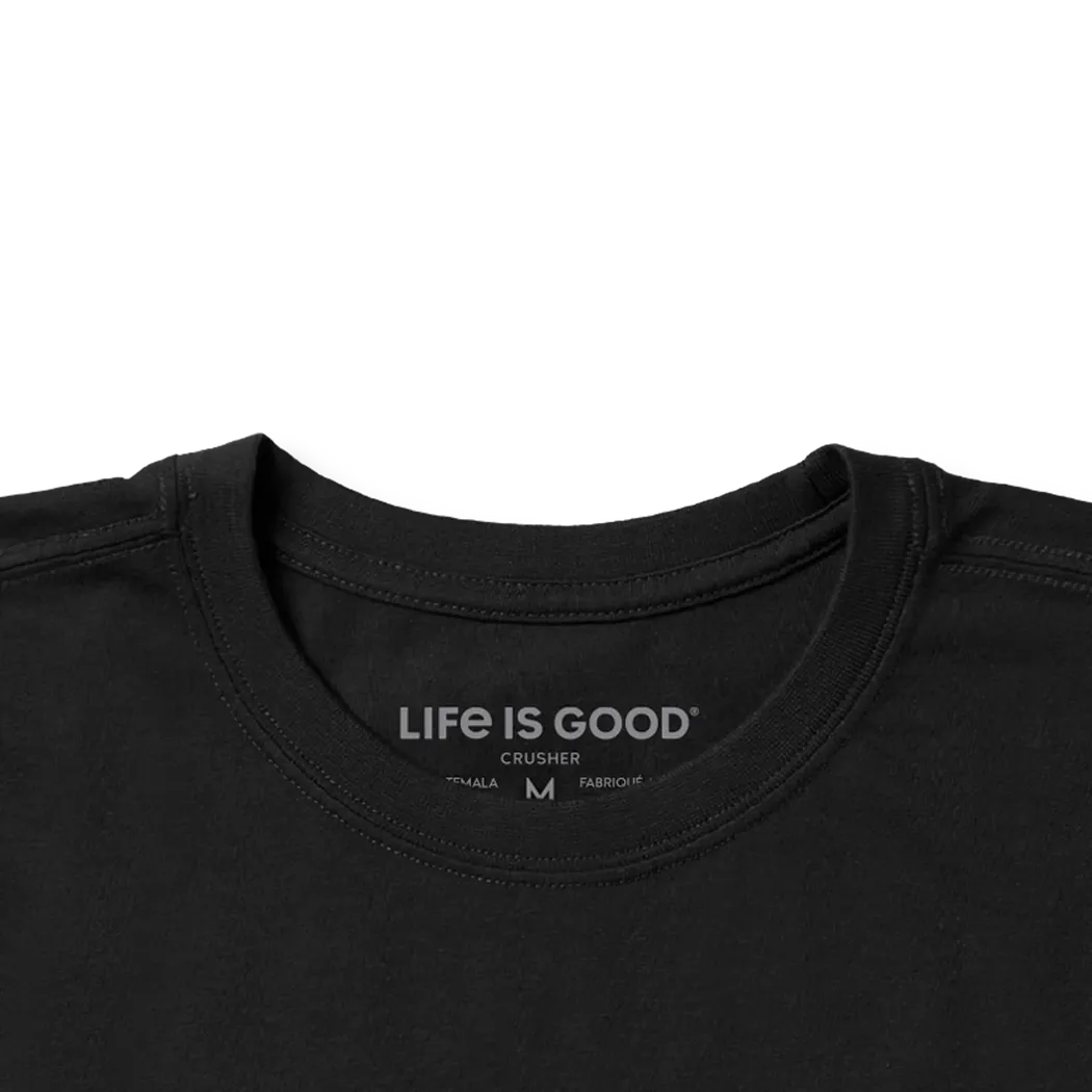 Life is Good Men's I am the Warranty Skull & Tools Short Sleeve Crusher Tee-Men's - Clothing - Tops-Life is Good-Appalachian Outfitters